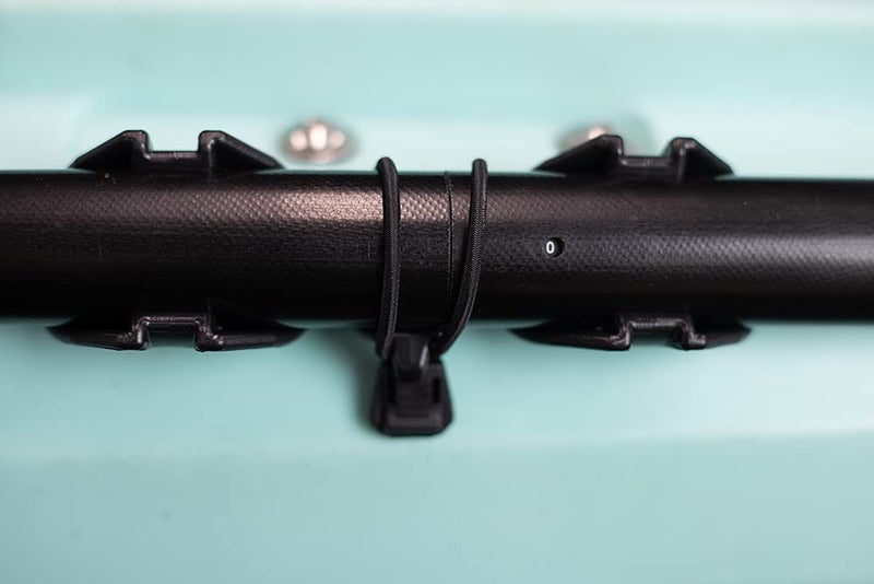 YakAttack PadLoc Kayak Paddle Holder with 2-Screw Universal Mount | Secure Paddle Clip with Two Points of Contact | Fits Standard Oar Shafts | Quiet & Durable | Kayak Accessories | Made in USA - Image 3